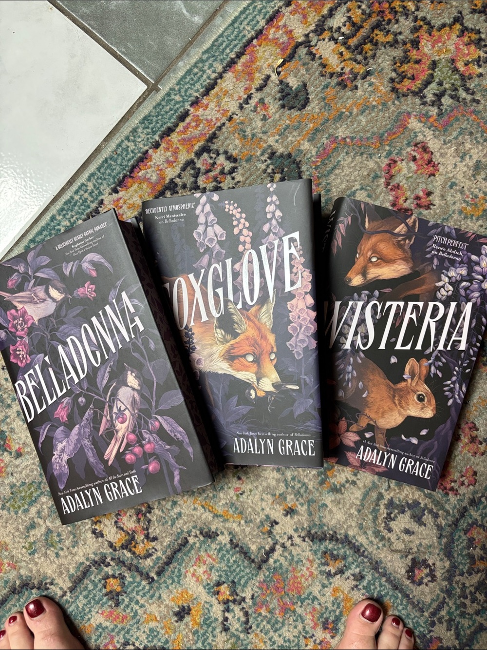 Adalyn Grace Set - Belladonna, Foxglove & Wisteria (Purple Cover)
